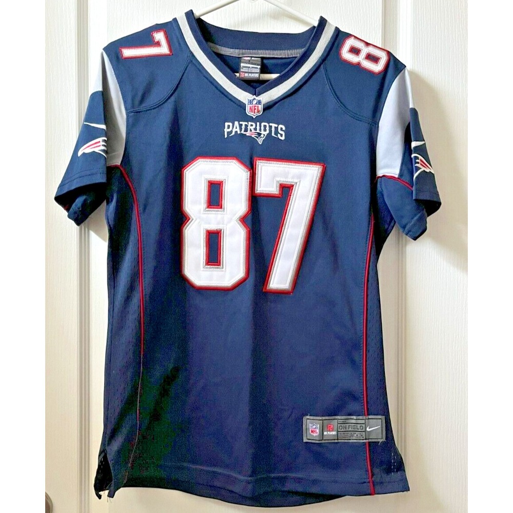 New England Patriots Nike Women's Large On Field Rob Gronkowski #87 Pre-Owned